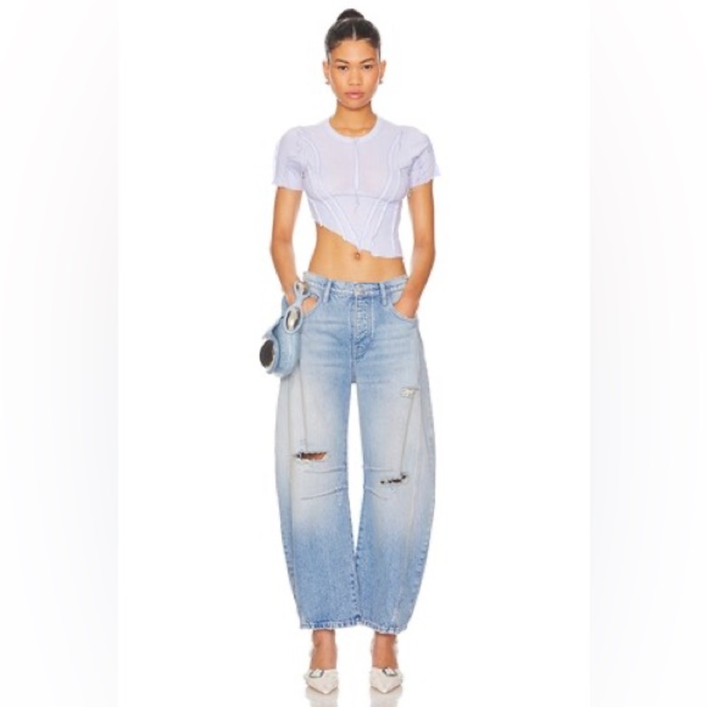 We The Free Good Luck Barrel Mid Rise Jeans
